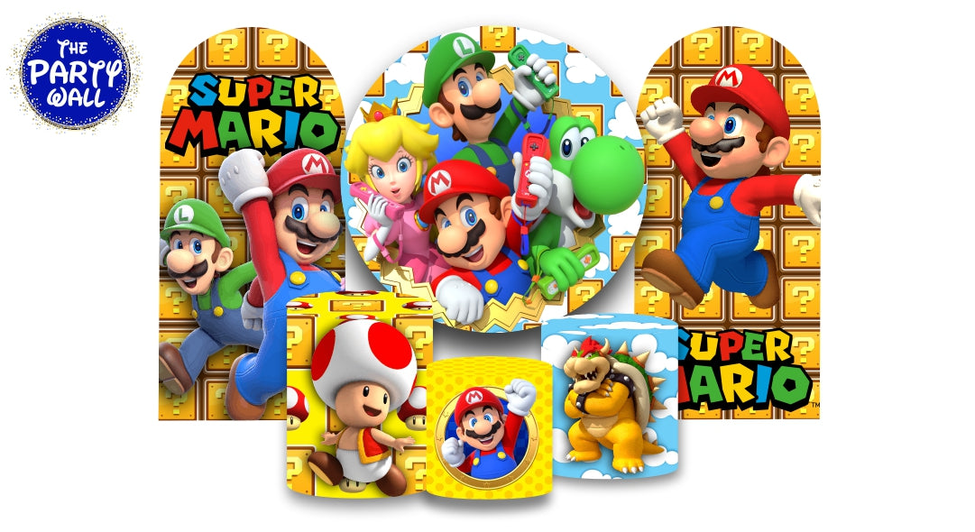 Super Mario - Fundas para set + 2 complementos