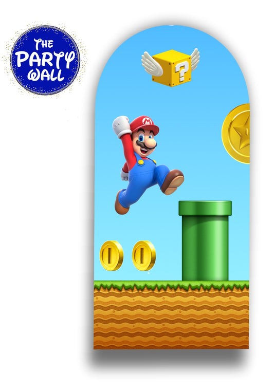 Super Mario - Funda para mampara de punta redonda