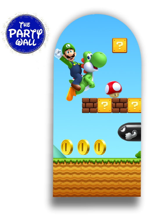 Super Mario - Funda para mampara de punta redonda