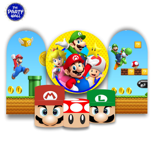 Super Mario - Fundas para set + 2 complementos