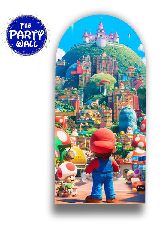 Super Mario - Funda para mampara de punta redonda