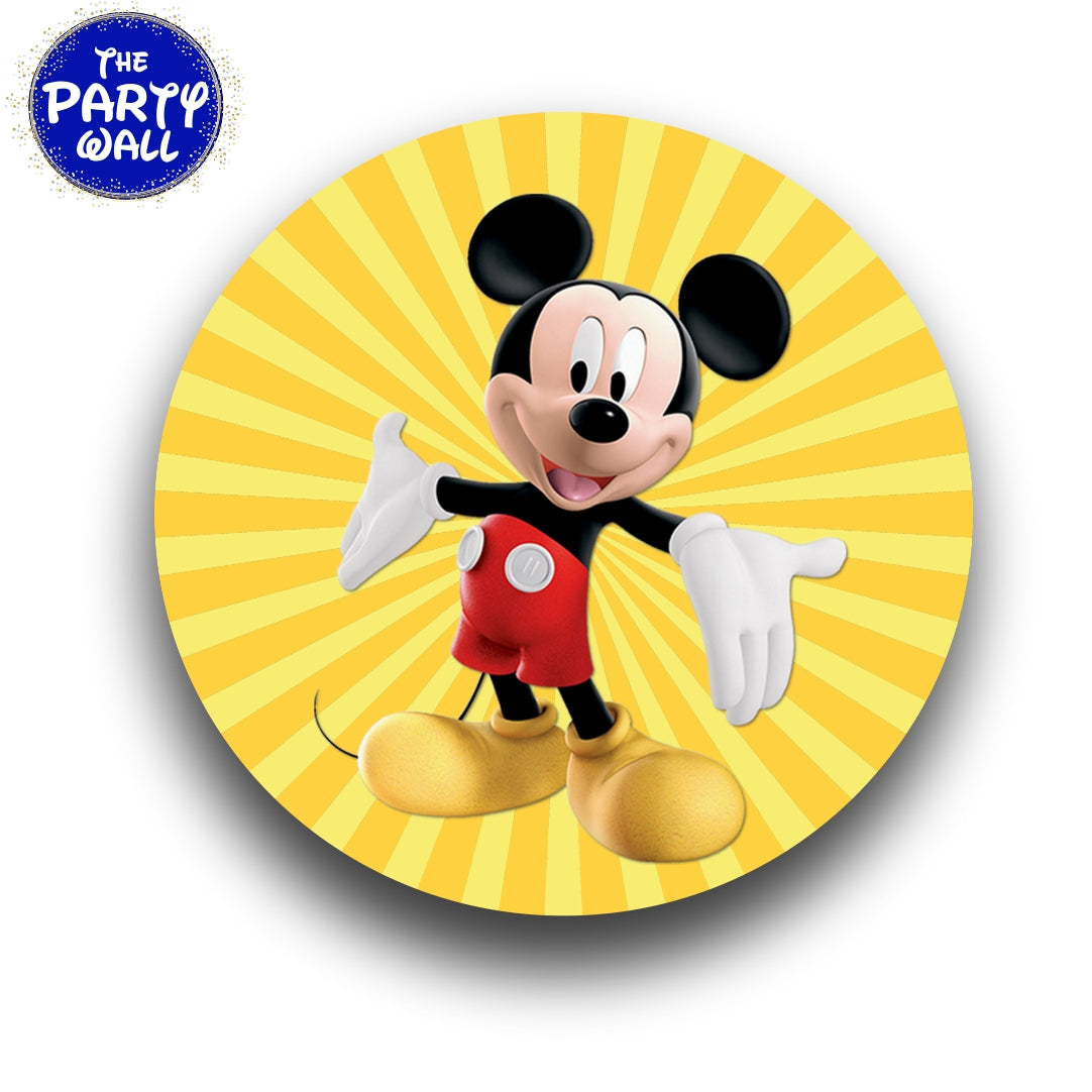 Mickey Mouse - Funda para mampara circular