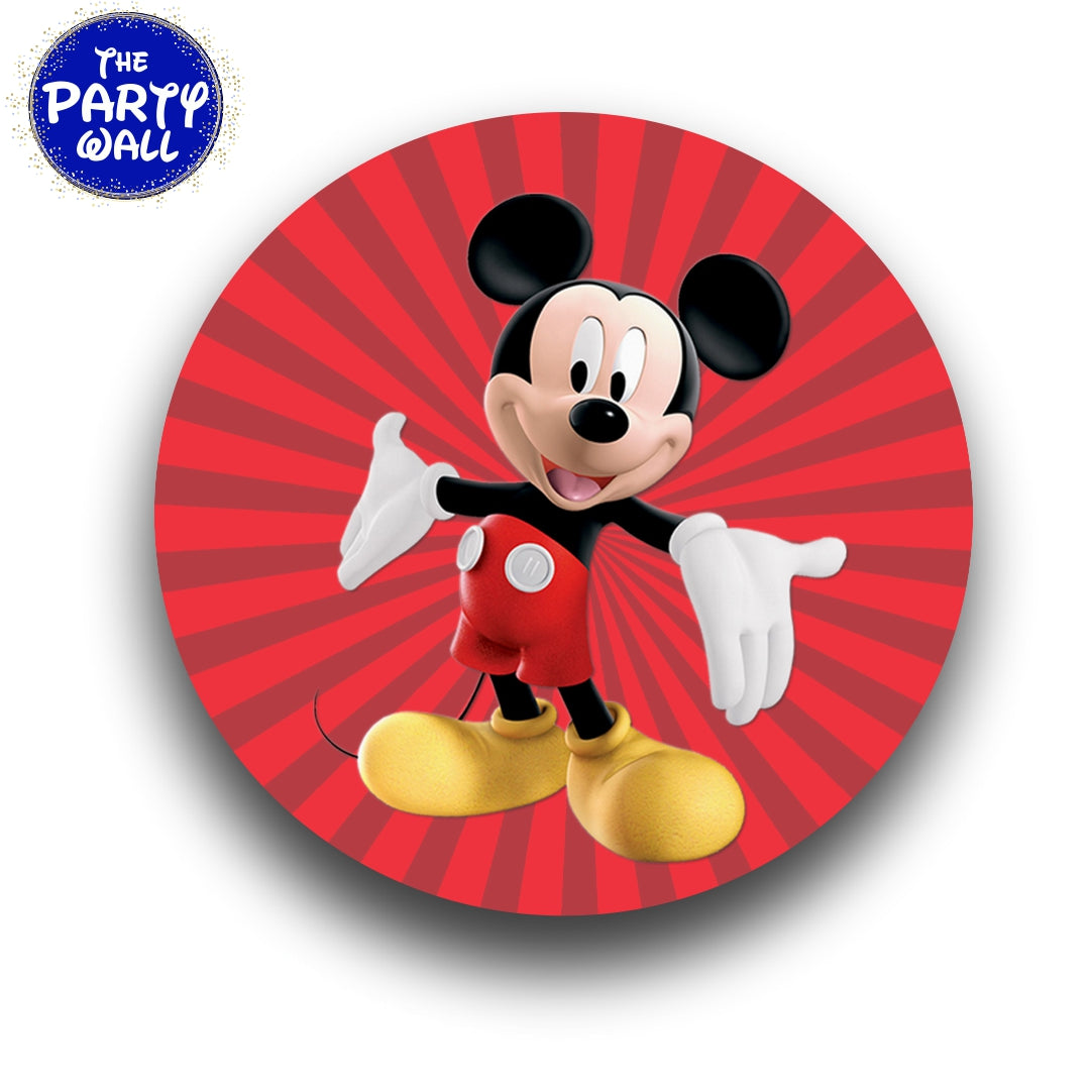 Mickey Mouse - Funda para mampara circular