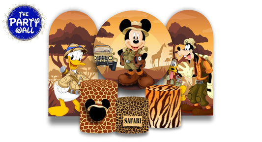 Mickey Mouse Safari - Fundas para  set + 2 complementos