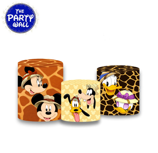 Mickey Mouse Safari - Fundas para cilindros