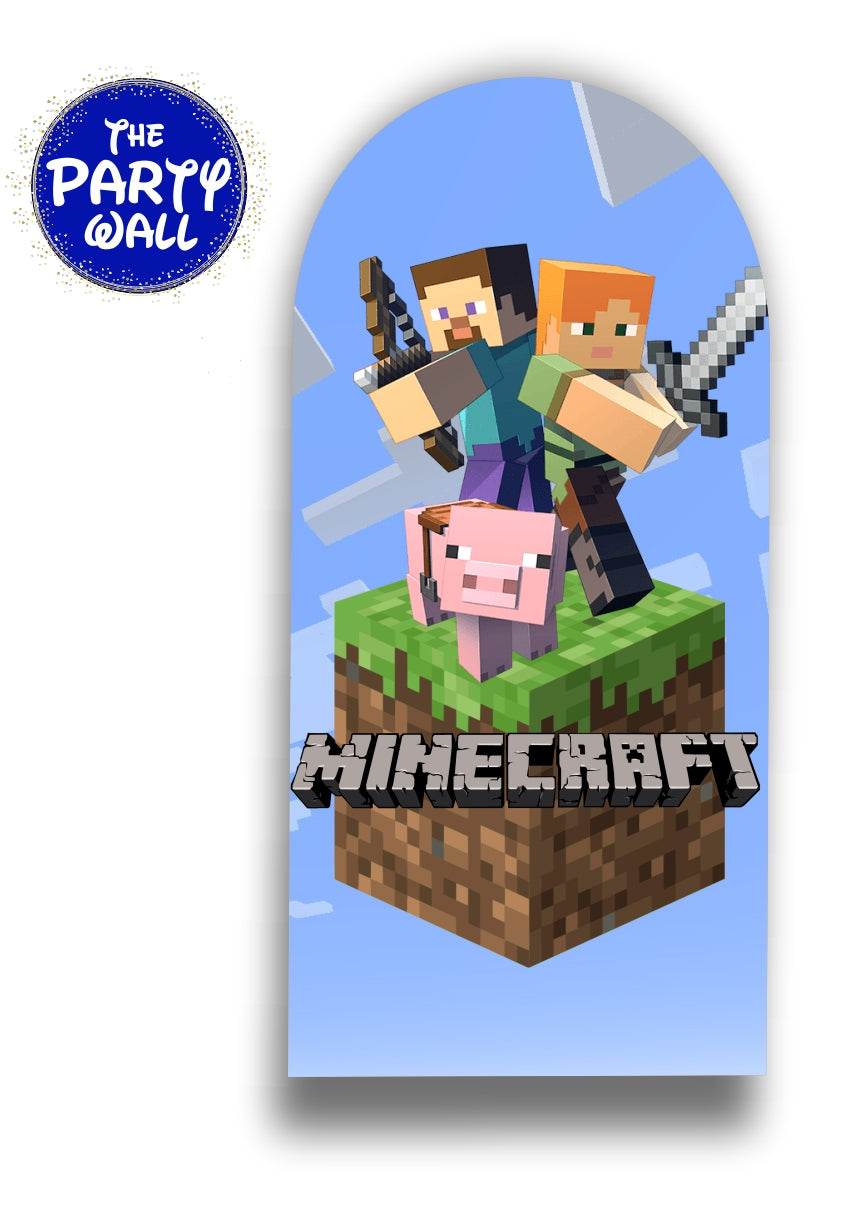 Minecraft - Funda para mampara de punta redonda