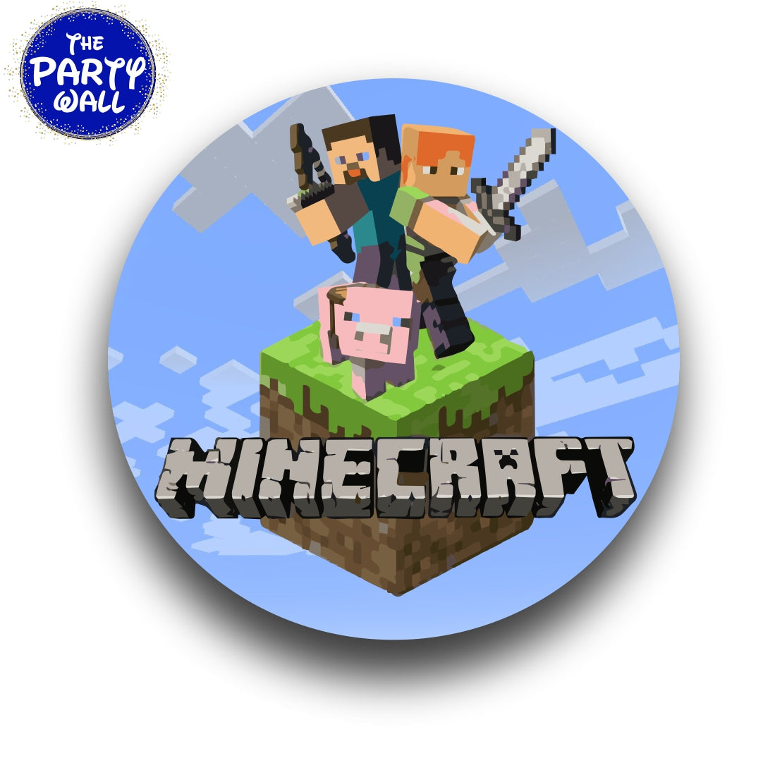 Minecraft - Funda para mampara circular