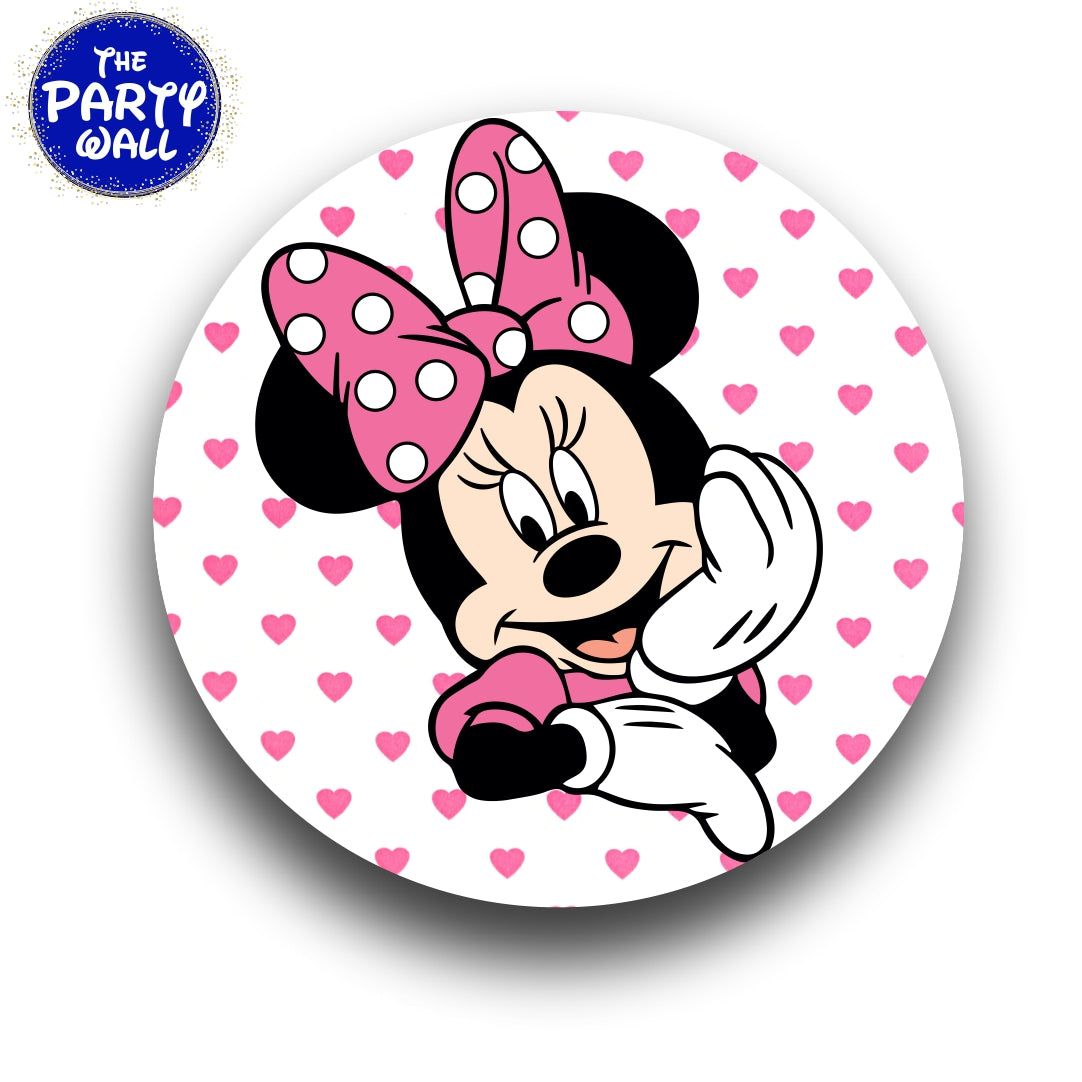 Minnie Mouse - Funda para mampara circular