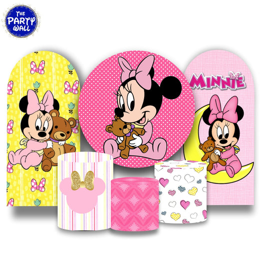 Minnie Mouse Bebé - Fundas para set + 2 complementos