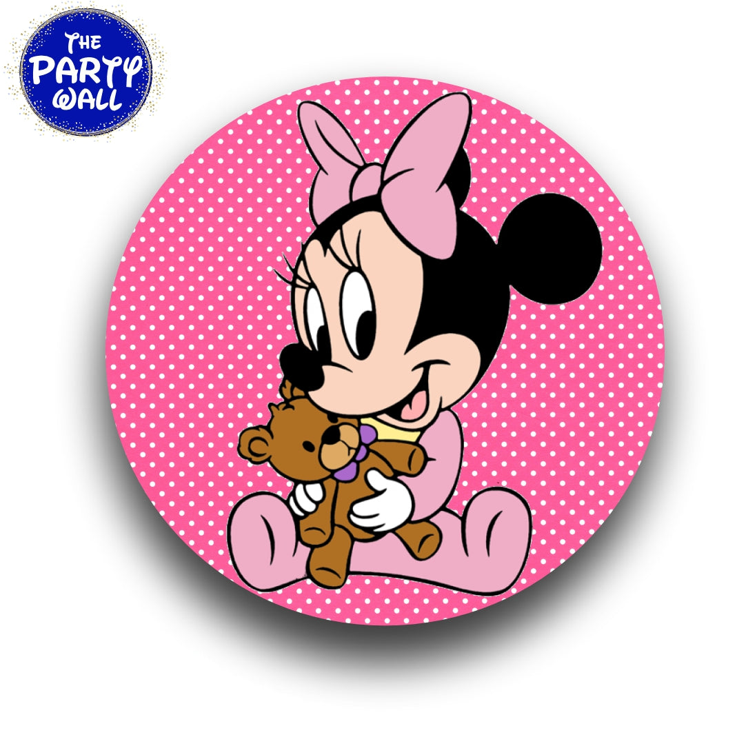 Minnie Mouse Bebé - Funda para mampara circular