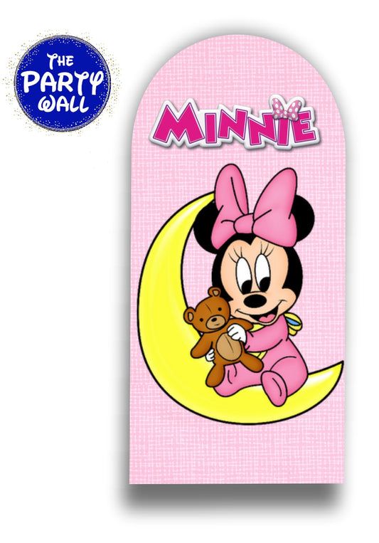 Minnie Mouse Bebé - Funda para mampara de punta redonda