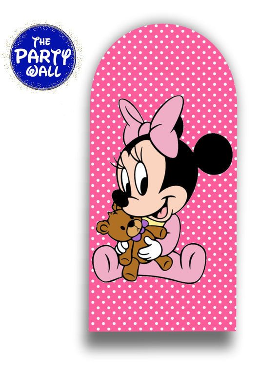Minnie Mouse Bebé - Funda para mampara de punta redonda