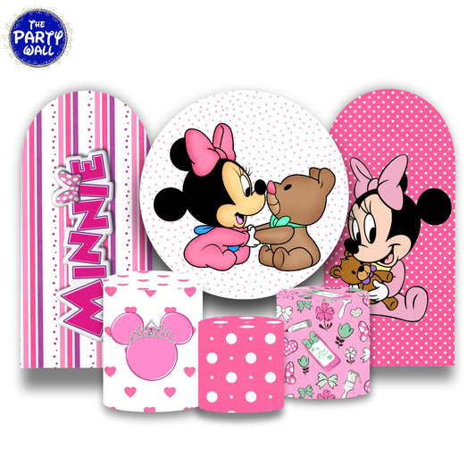 Minnie Mouse Bebé - Fundas para set + 2 complementos