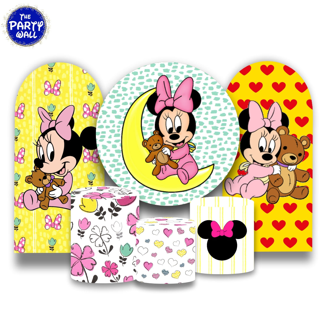 Minnie Mouse Bebé - Fundas para set + 2 complementos