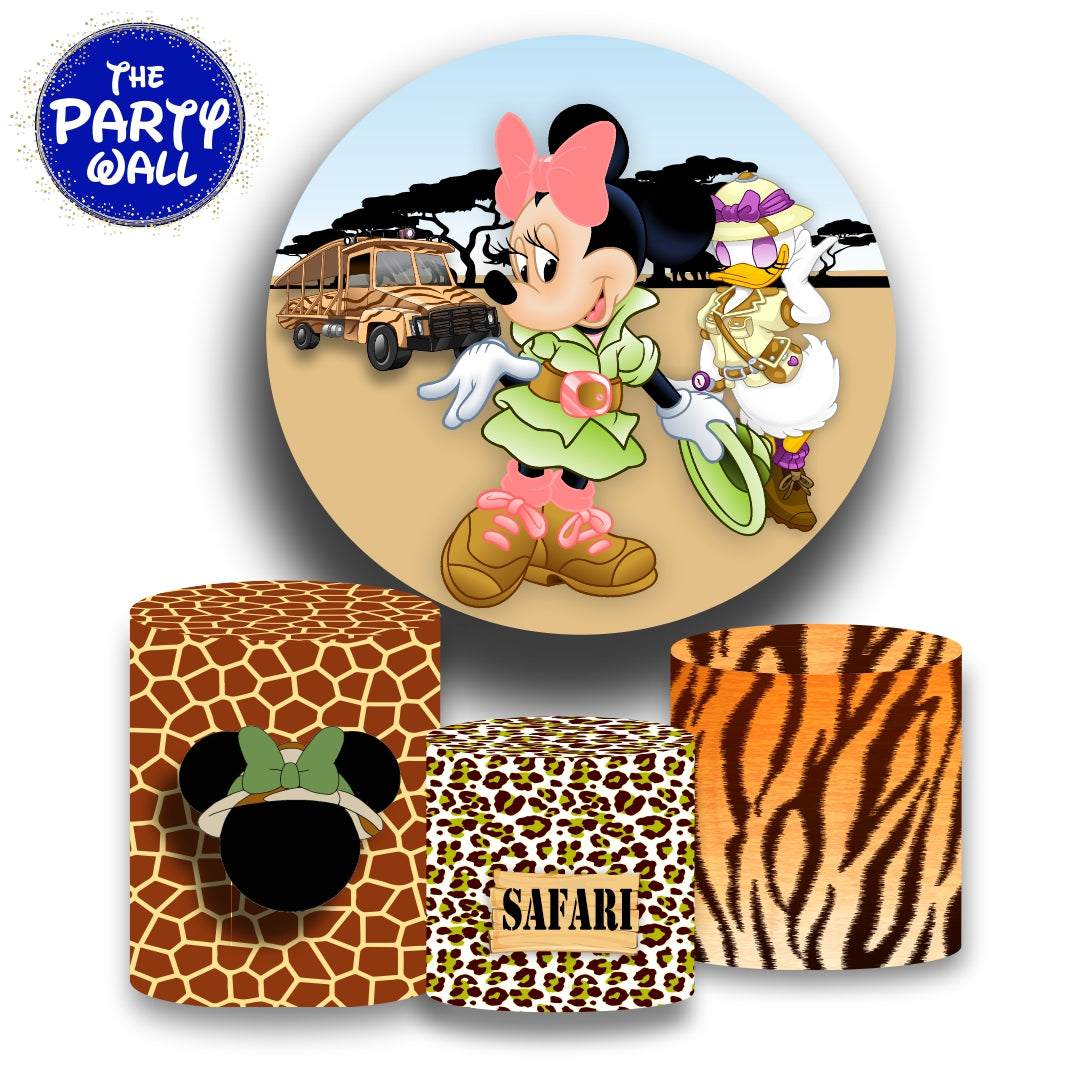 Minnie Mouse Safari - Fundas para set sencillo