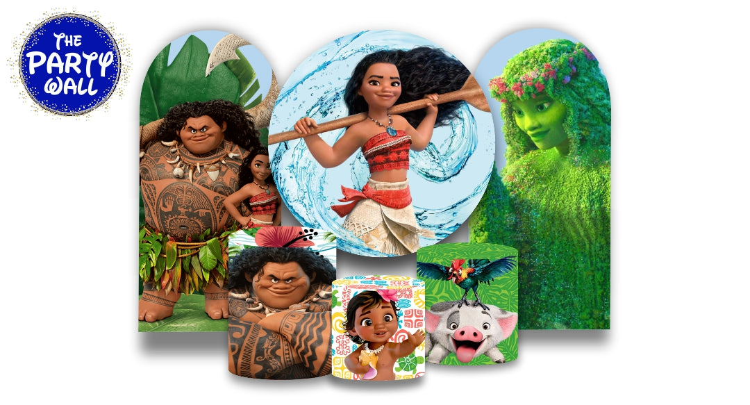 Moana - Fundas para set + 2 complementos