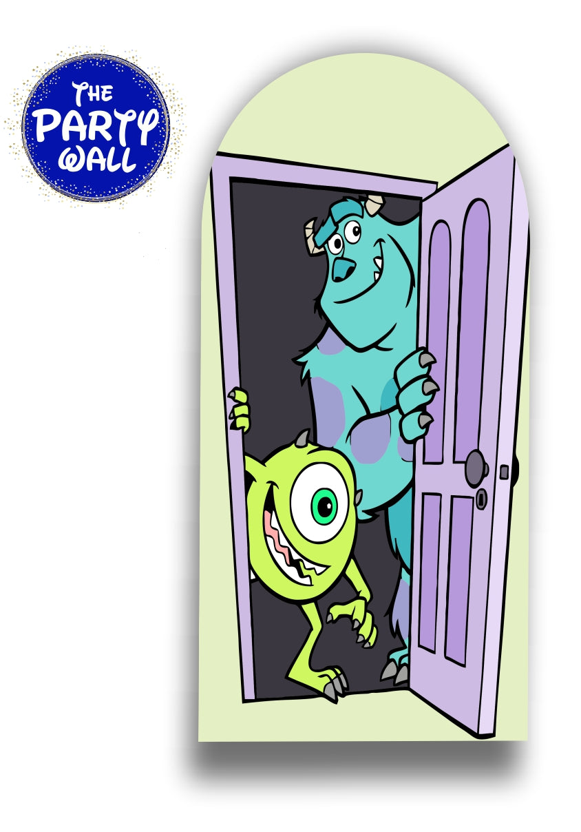 Monsters Inc - Funda para mampara de punta redonda