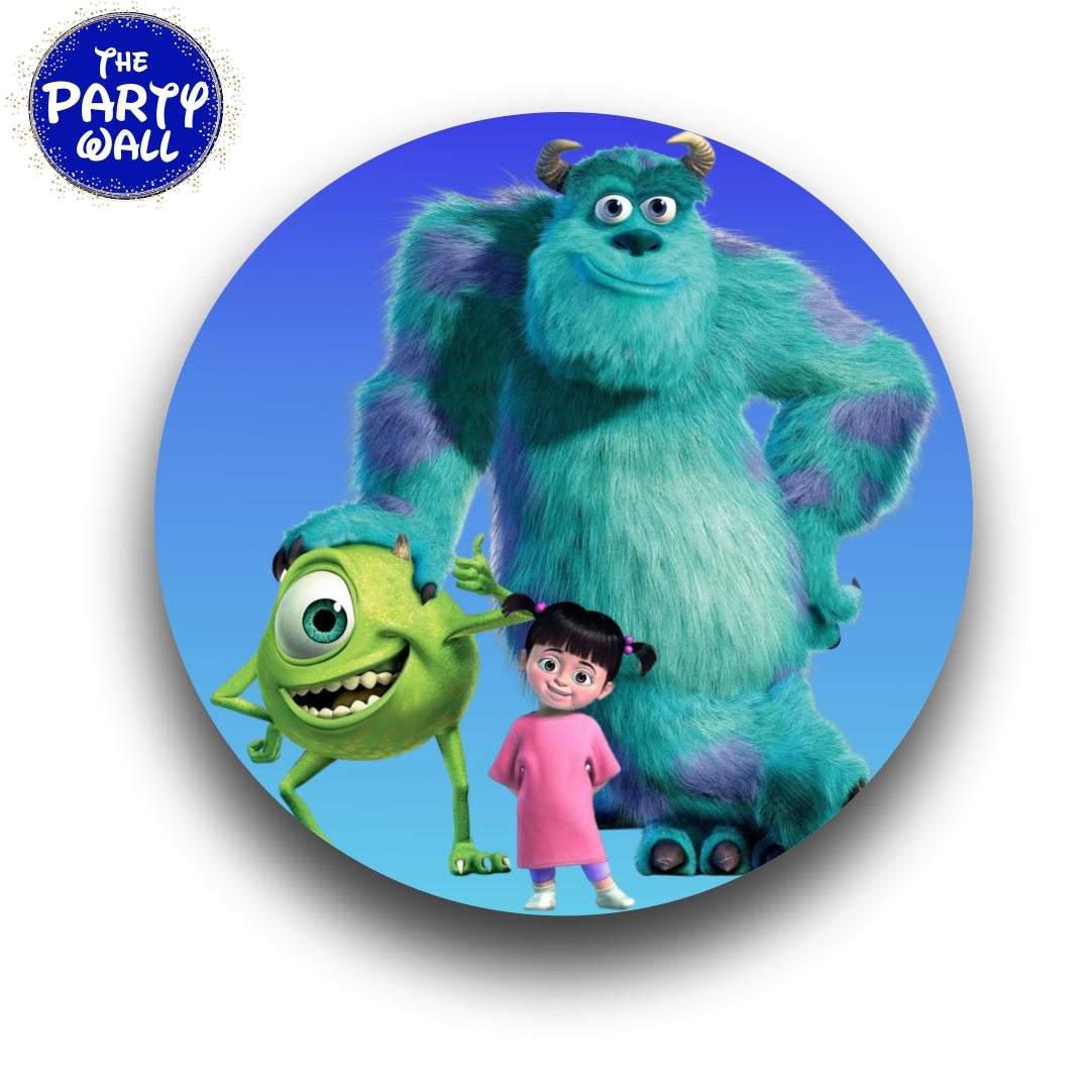 Monsters Inc - Funda para mampara circular