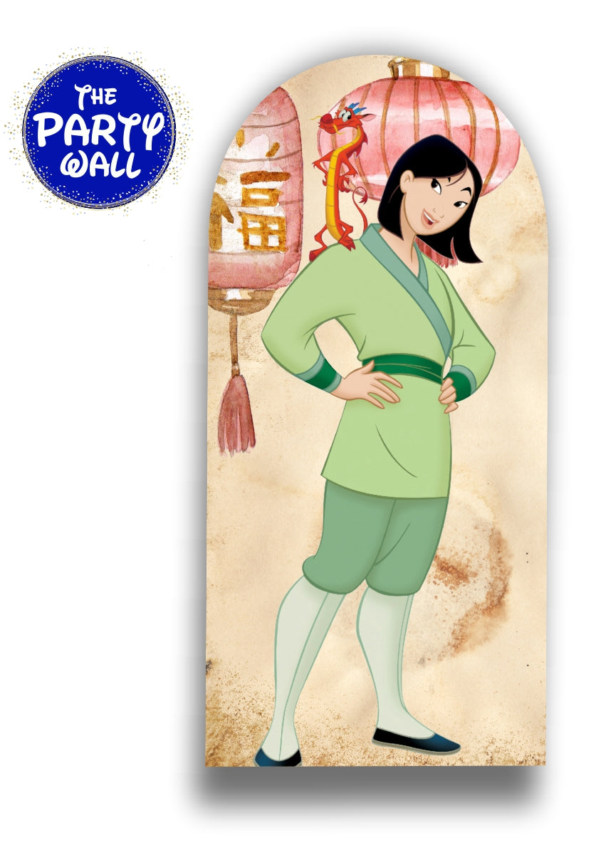 Mulan - Funda para mampara de punta redonda