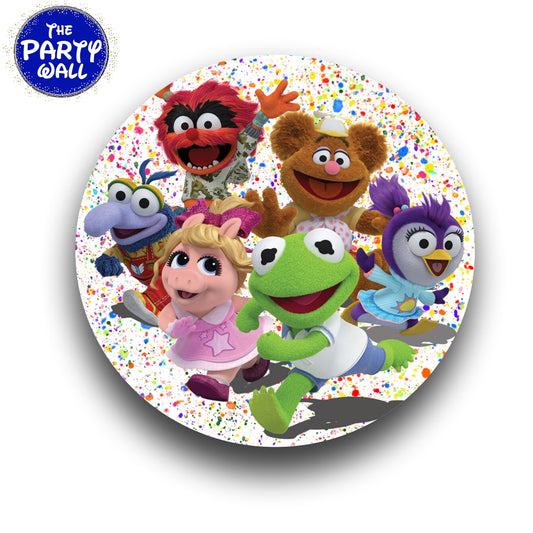 Muppet Babies - Funda para mampara circular