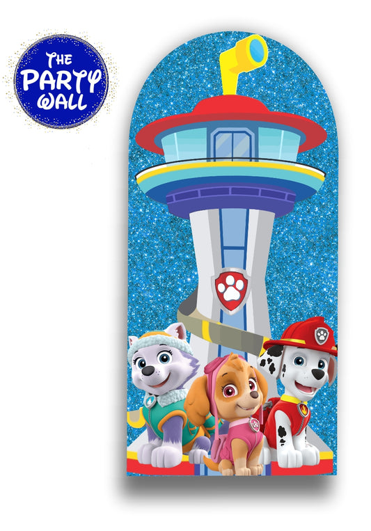 Paw Patrol - Funda para mampara de punta redonda