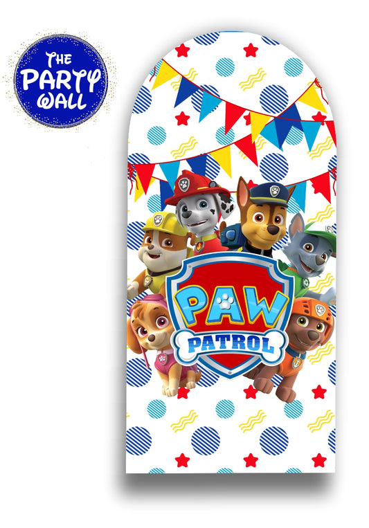 Paw Patrol - Funda para mampara de punta redonda