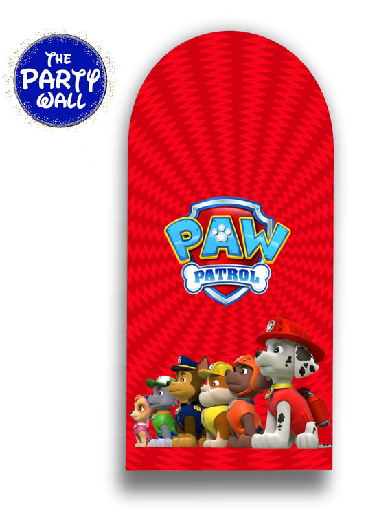 Paw Patrol - Funda para mampara de punta redonda