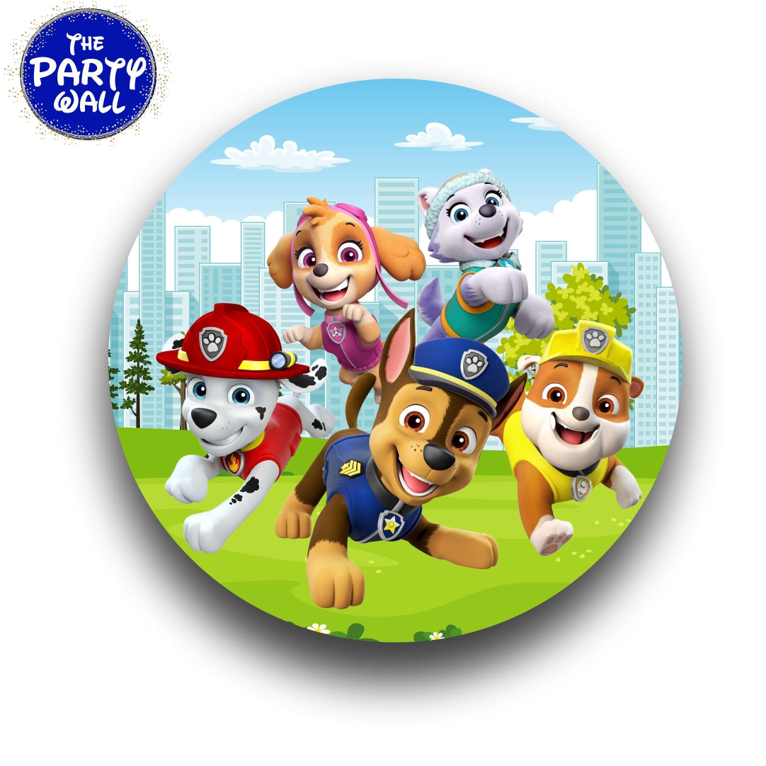 Paw Patrol - Funda para mampara circular