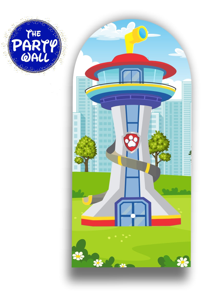 Paw Patrol - Funda para mampara de punta redonda