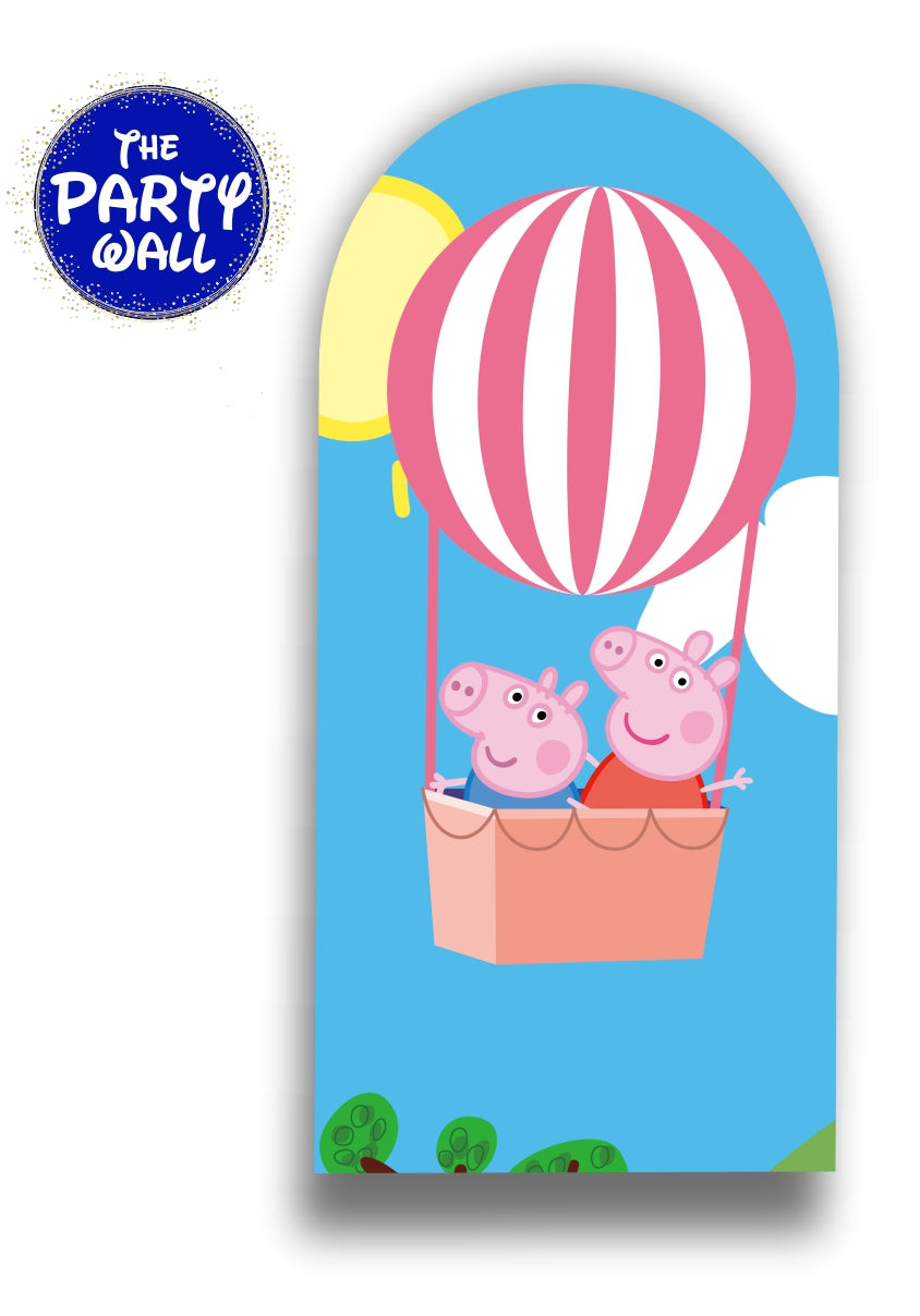 Peppa Pig  - Funda para mampara de punta redonda