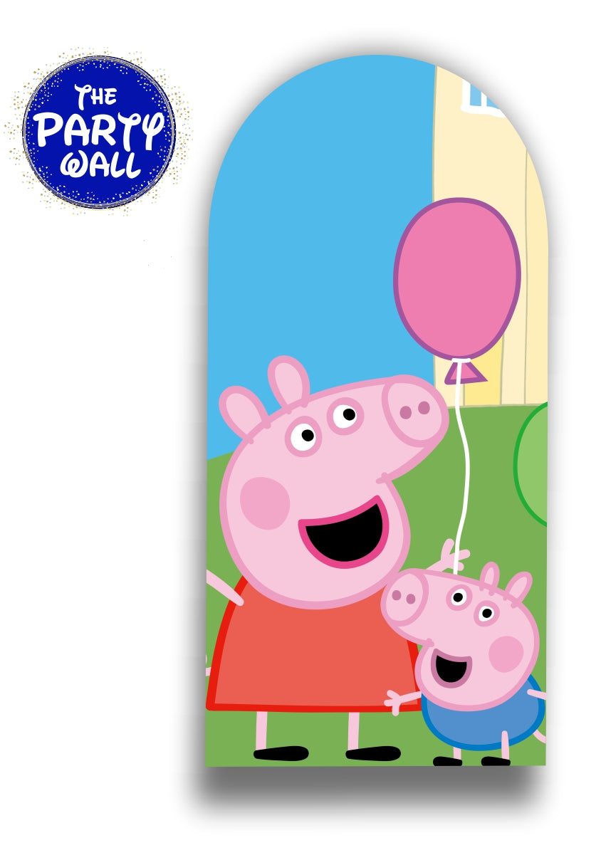 Peppa Pig  - Funda para mampara de punta redonda