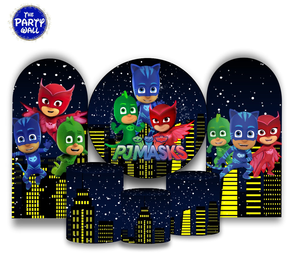 PjMasks - Fundas para set + 2 complementos