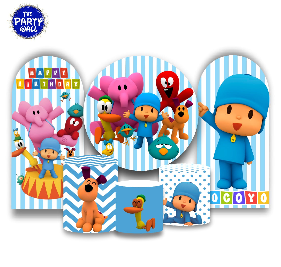 Pocoyo - Fundas para set + 2 complementos