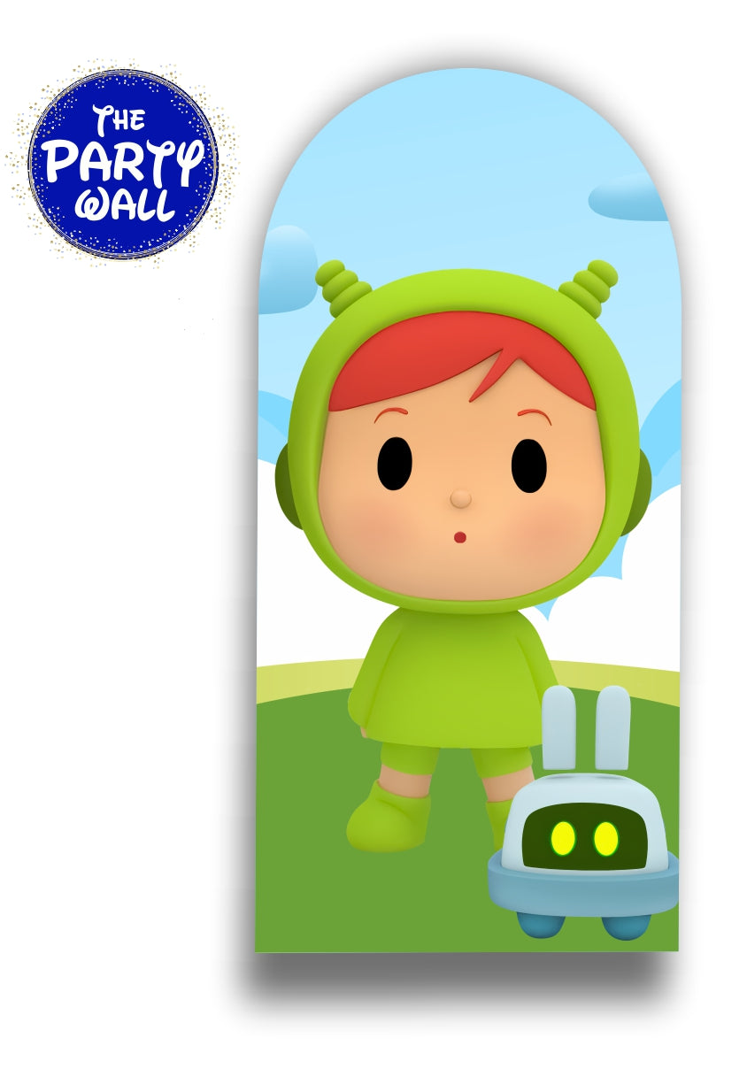 Pocoyo - Funda para mampara de punta redonda