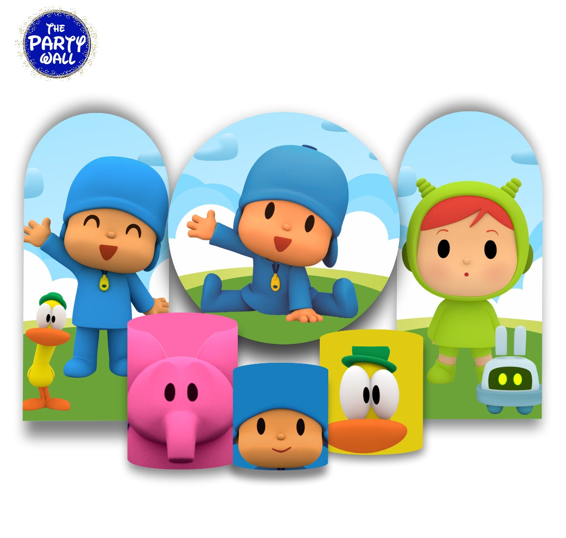 Pocoyo - Fundas para set + 2 complementos