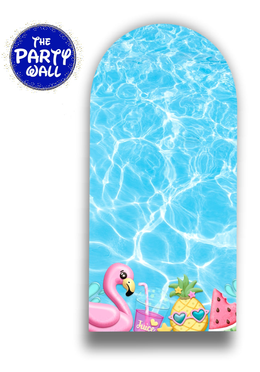 Pool Party / Albercada - Funda para mampara de punta redonda