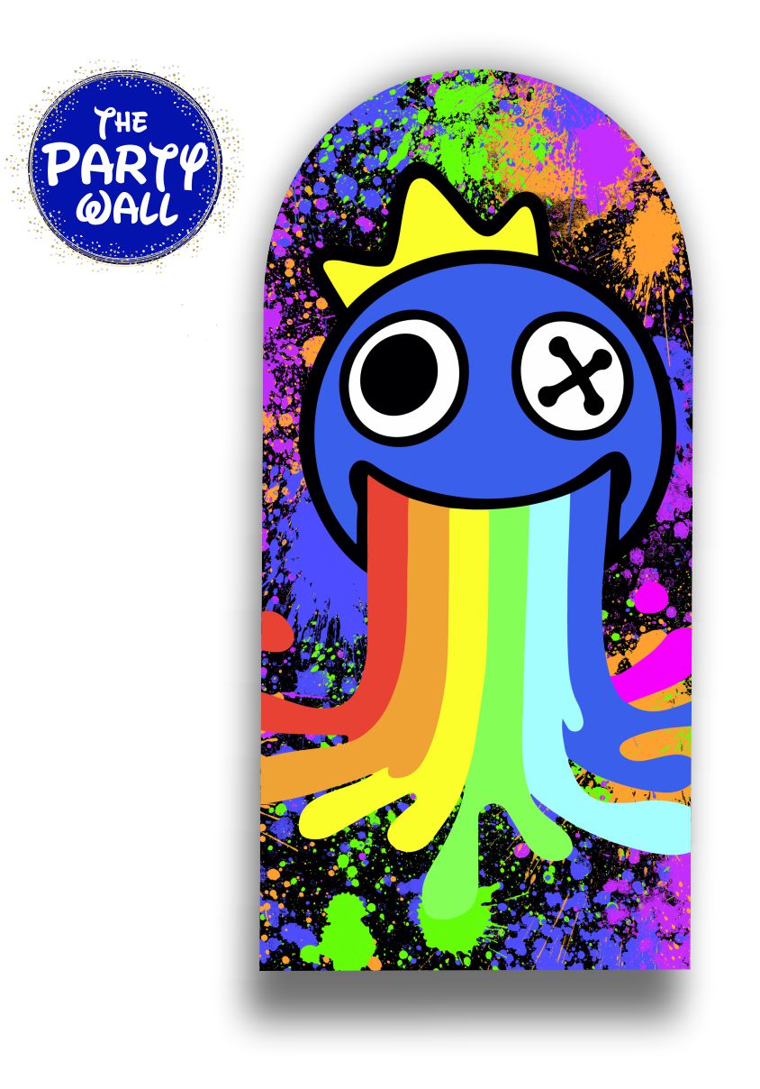 Rainbow Friends - Funda para mampara de punta redonda