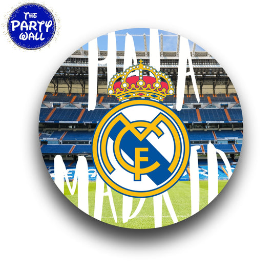 Real Madrid - Funda para mampara circular