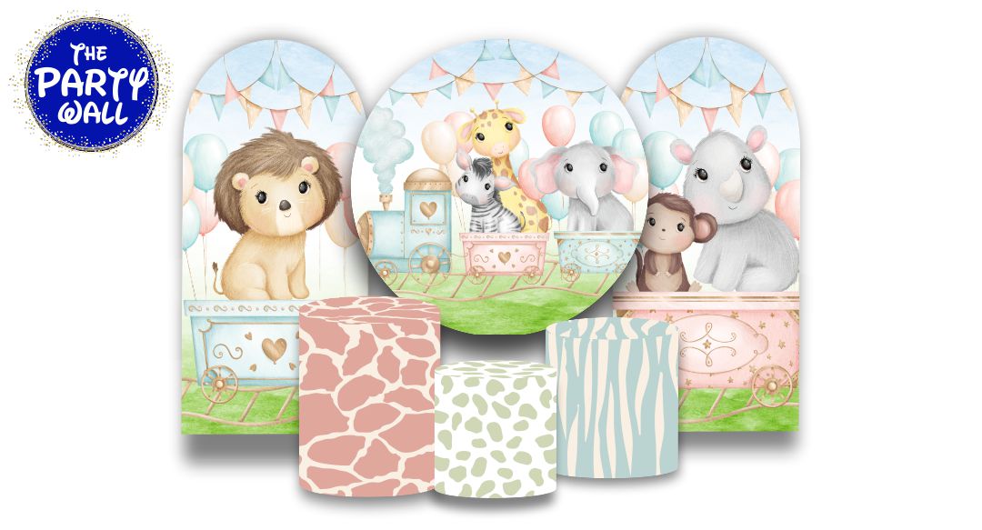 Safari Cute - Fundas para set + 2 complementos