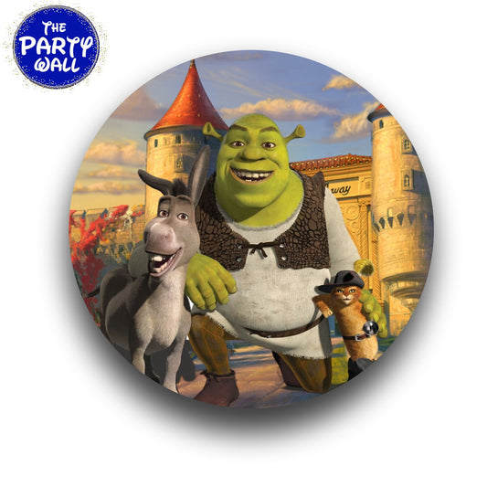 Shrek - Funda para mampara circular