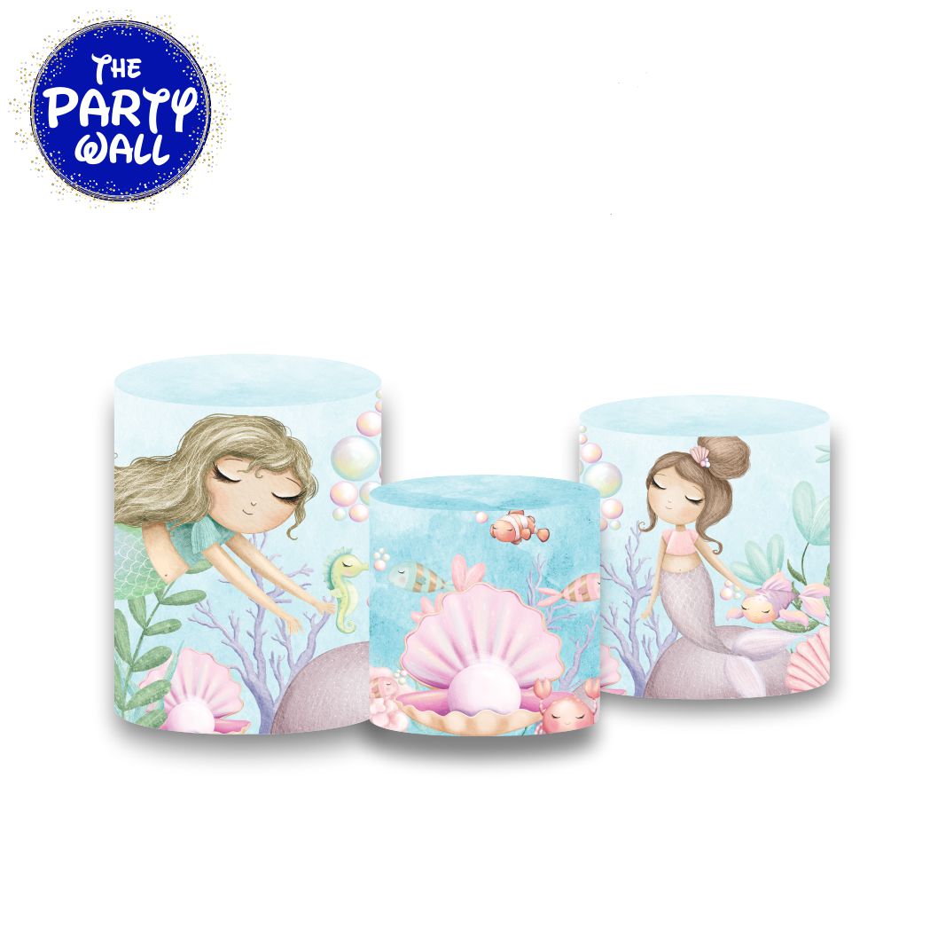 Sirenas Cute - Fundas para cilindros