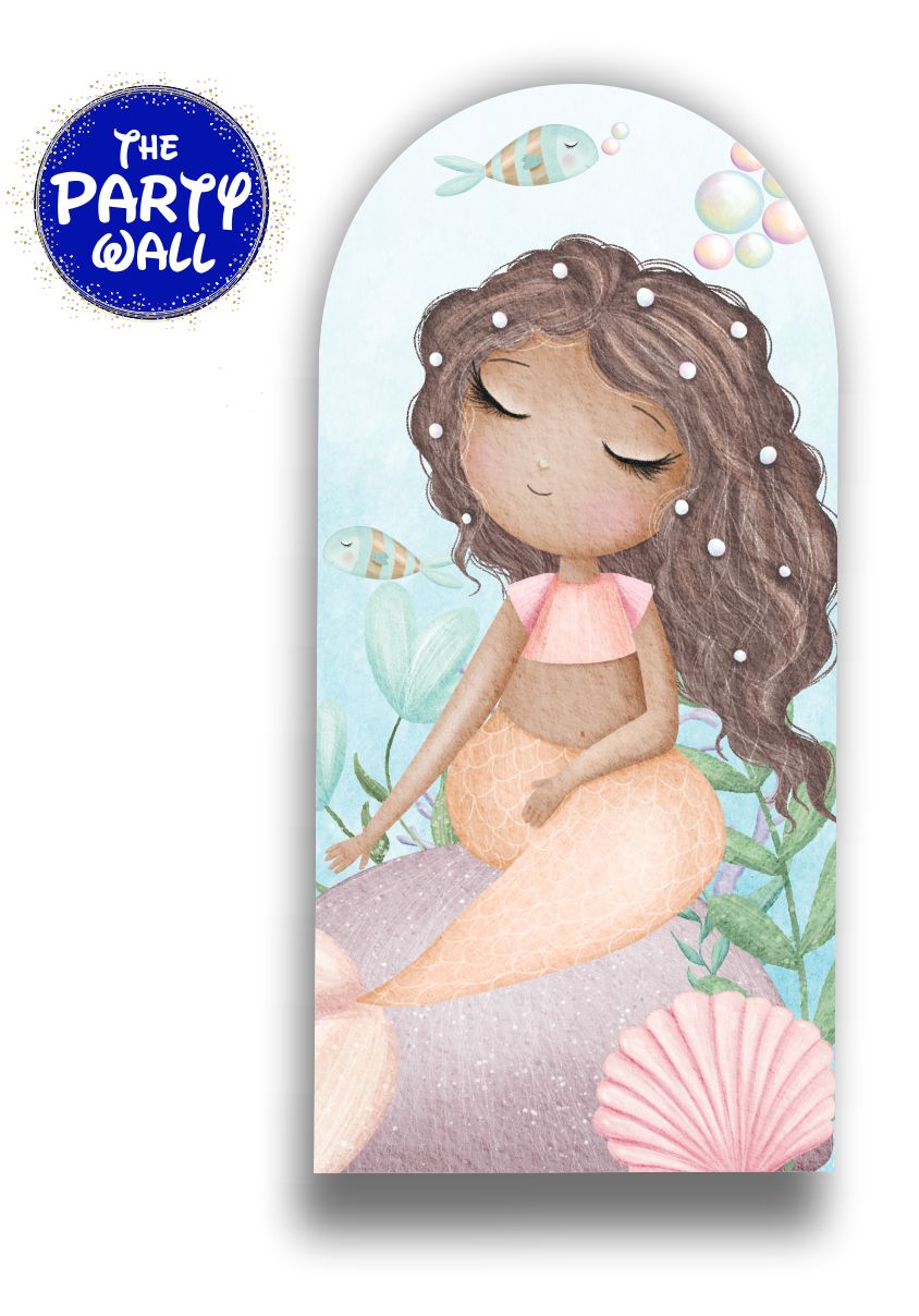 Sirenas Cute - Funda para mampara de punta redonda