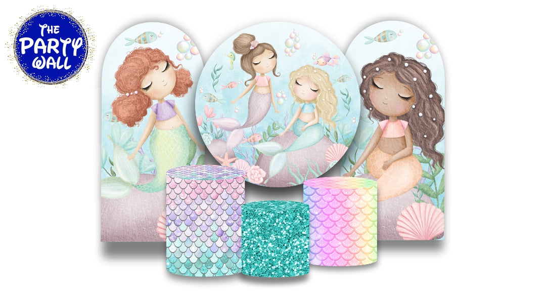 Sirenas Cute - Fundas para set + 2 complementos