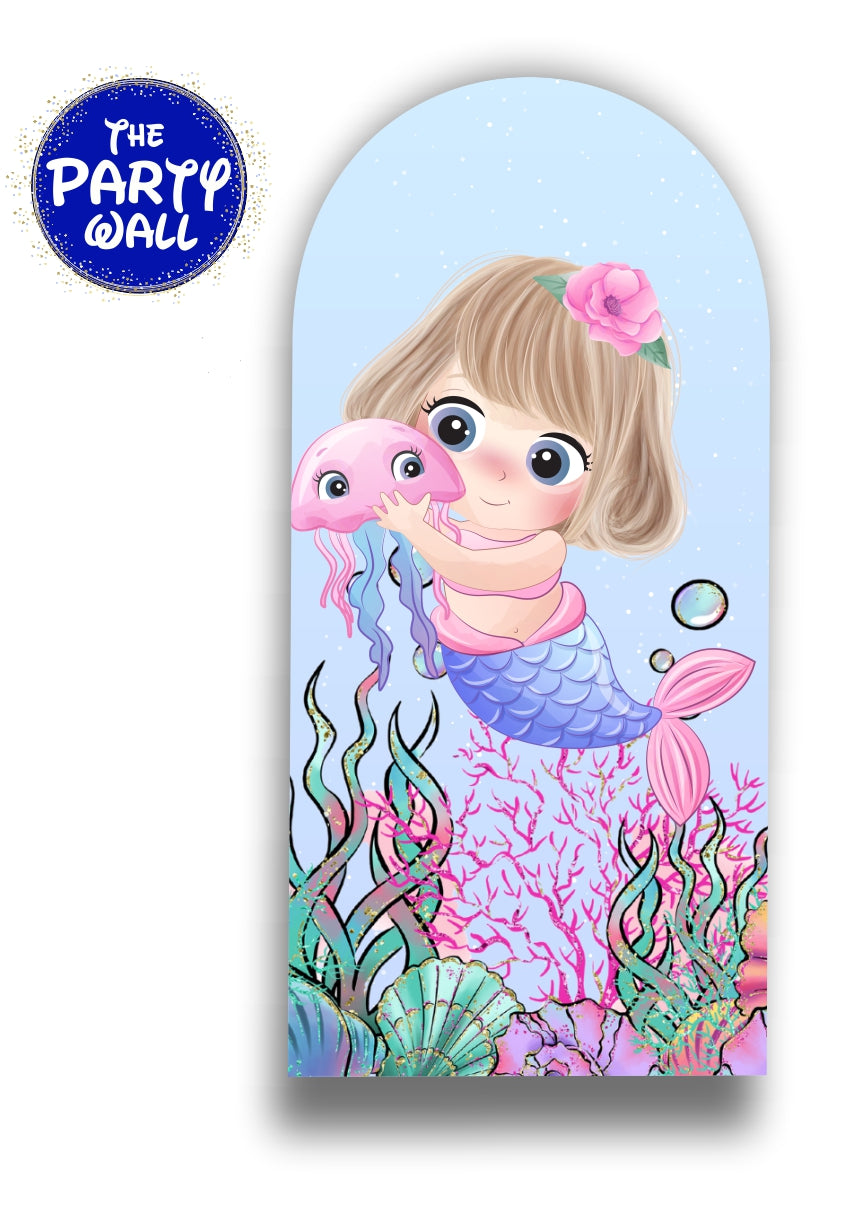 Sirenas Cute - Funda para mampara de punta redonda