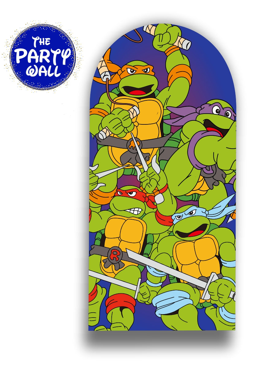 Tortugas Ninja - Funda para mampara de punta redonda