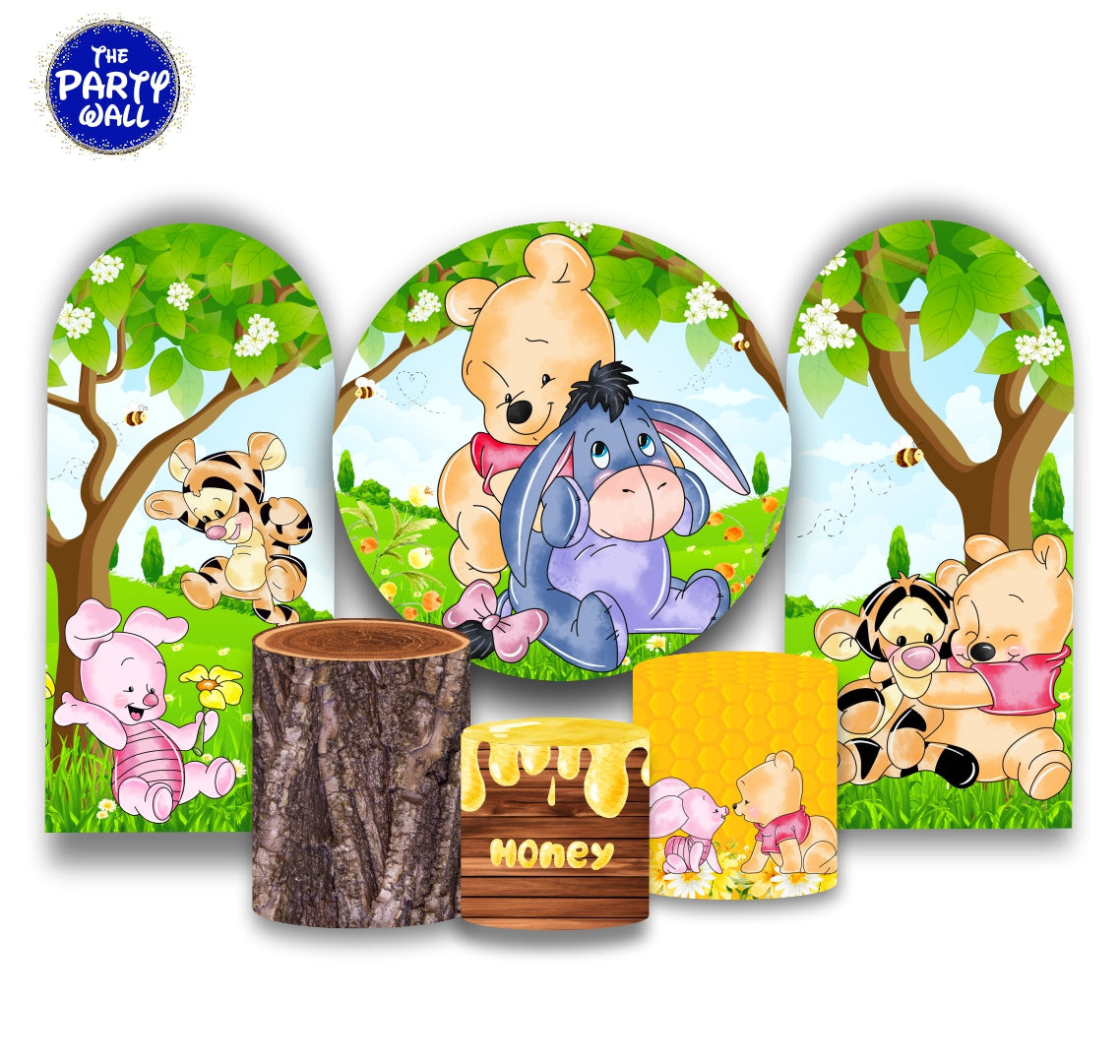 Winnie Pooh - Fundas para set + 2 complementos