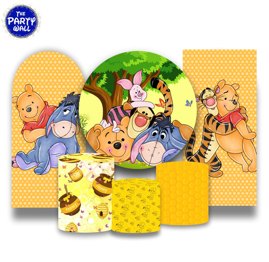 Winnie Pooh - Fundas para set + 2 complementos