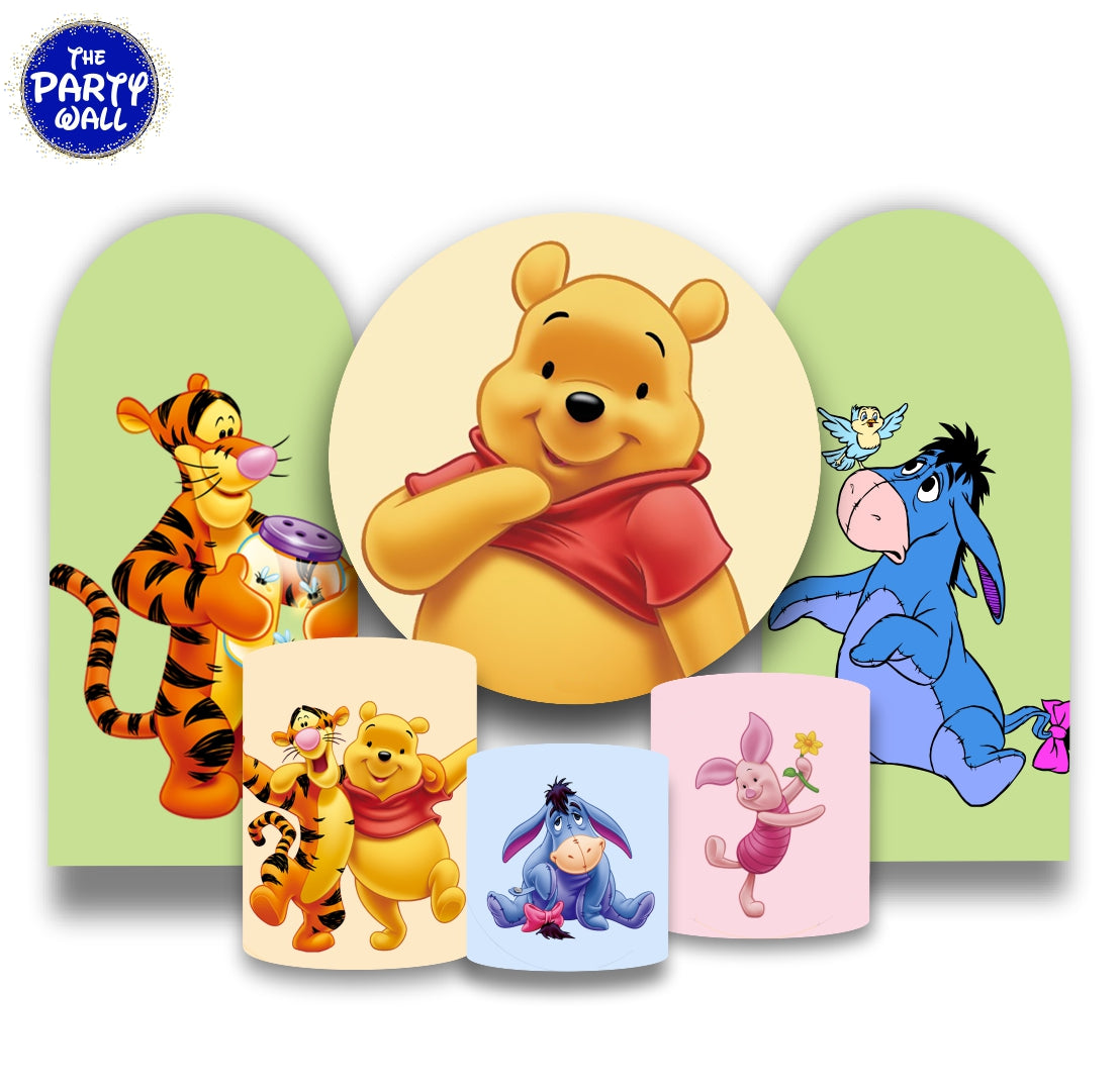 Winnie Pooh - Fundas para set + 2 complementos