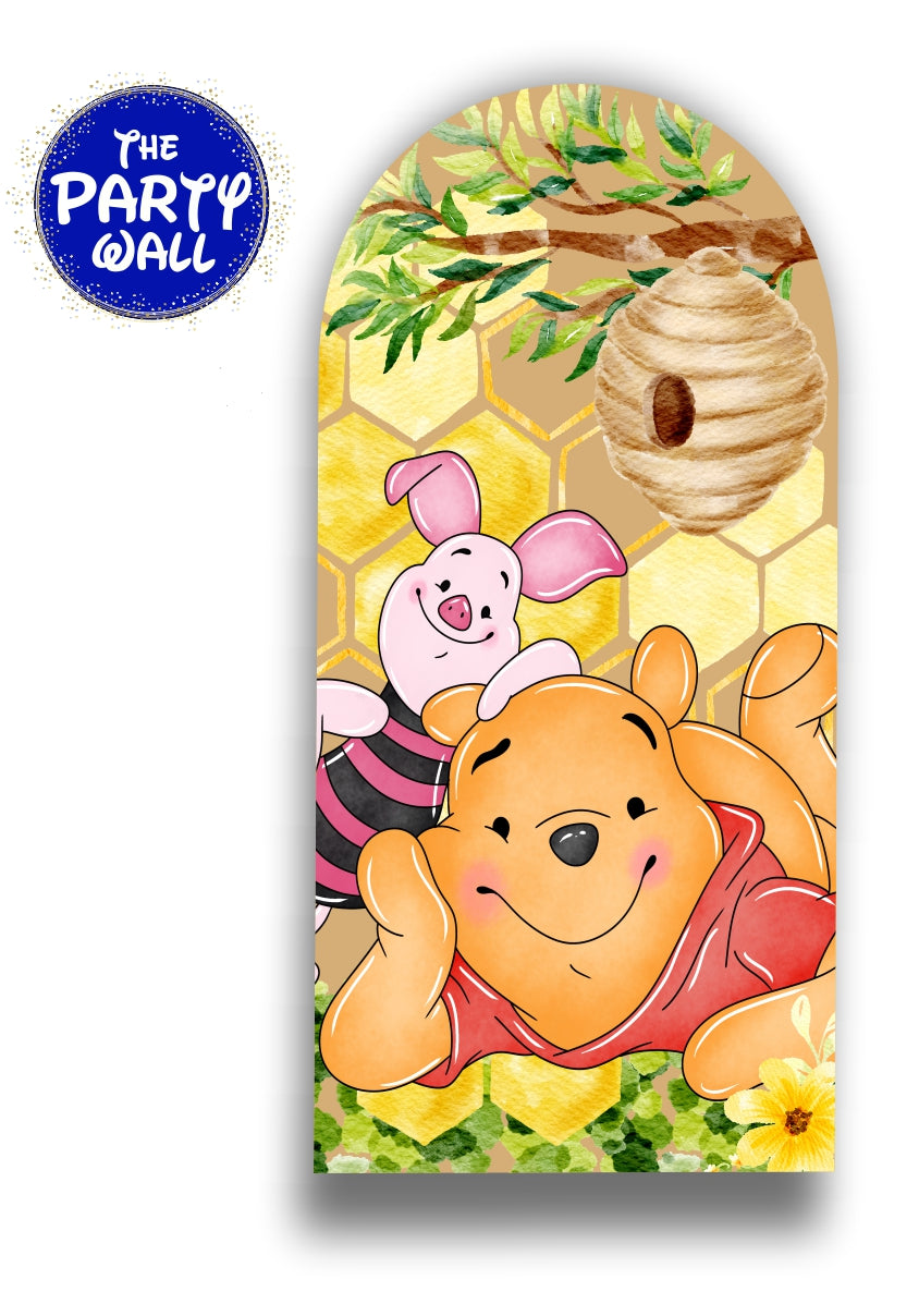 Winnie Pooh - Funda para mampara de punta redonda